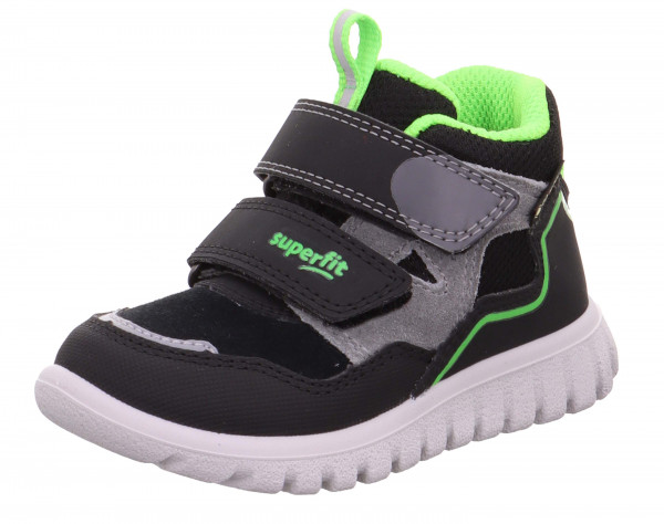 Tenisky Superfit SPORT7 MINI Pre Babatka Čierne Zelene | SK-94310679