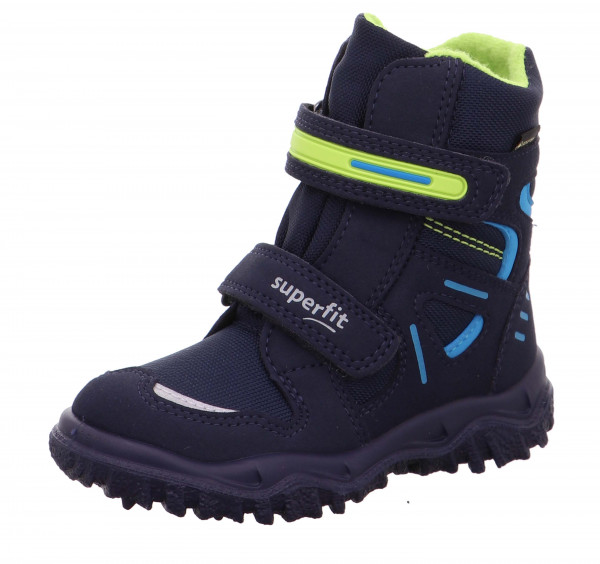 Zimne Cizmy Superfit HUSKY Detske Modre Zelene | SK-26974059