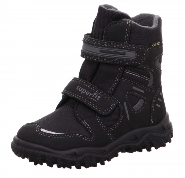 Zimne Cizmy Superfit HUSKY Detske Čierne Siva | SK-91238549
