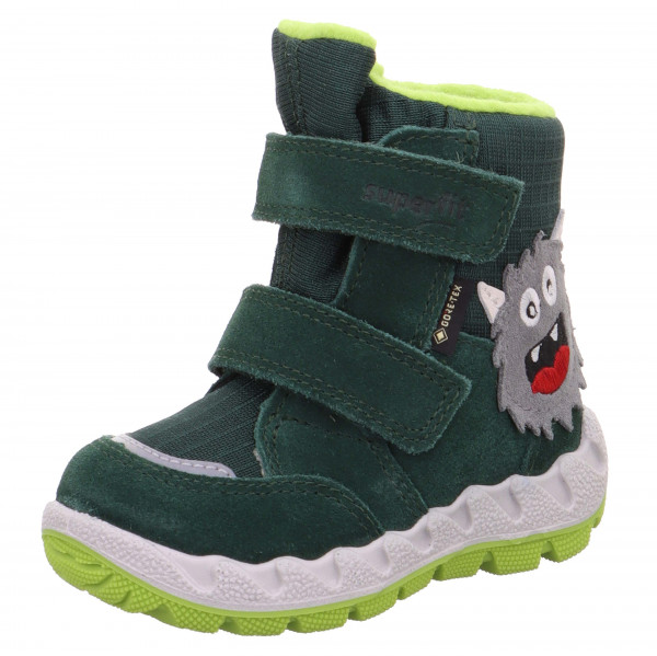 Zimne Cizmy Superfit ICEBIRD Pre Babatka Zelene Svetlo Zelene | SK-06597439