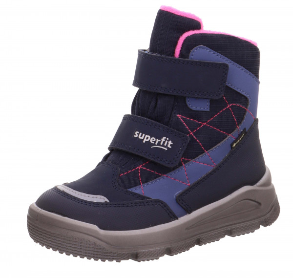 Zimne Cizmy Superfit MARS Modre Ruzove | SK-13208599