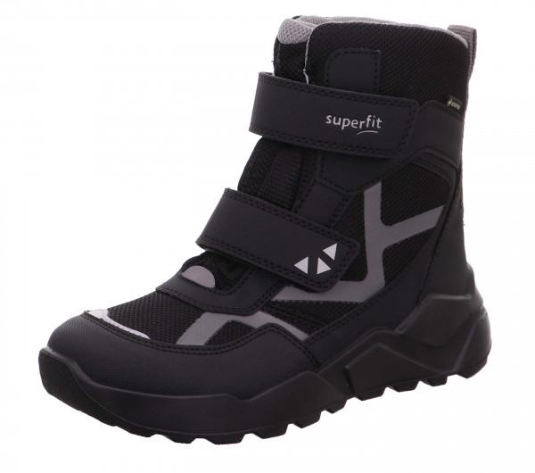 Zimne Cizmy Superfit ROCKET Detske Čierne Svetlo Siva | SK-21905879