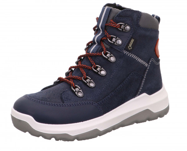 Zimne Cizmy Superfit SPACE Detske Modre Oranžové | SK-56719209